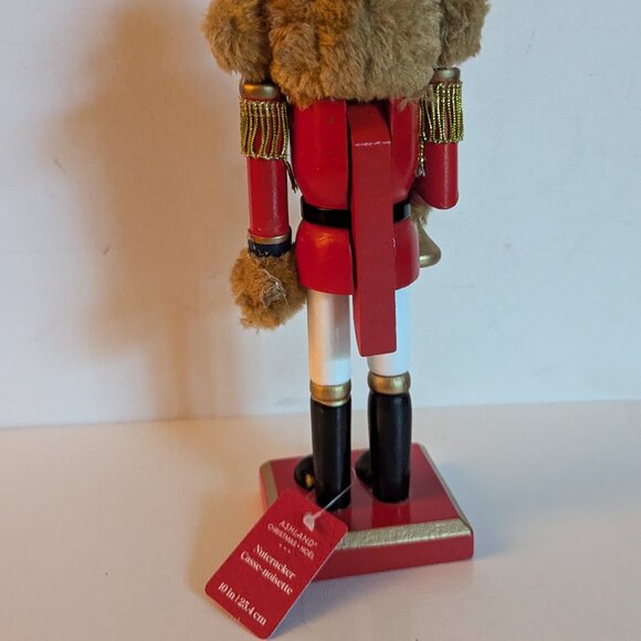 NWT 10" Teddy Bear Soldier Nutcracker Christmas Holiday Decor Michael's Ashland - Picture 5 of 12